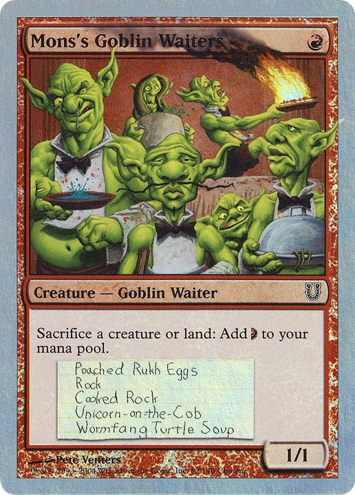 Mons's Goblin Waiters in the group Magic the Gathering / Types / Creatures / Goblin at Proxyprinters.com (63772)