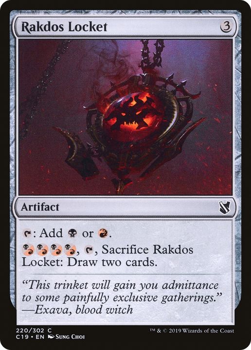 Rakdos Locket in the group Magic the Gathering / Sets / Commander 2019 at Proxyprinters.com (63774)