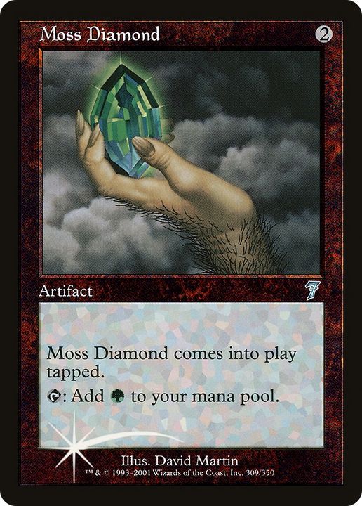 Moss Diamond in the group Magic the Gathering / Types / Artifacts / Artifact at Proxyprinters.com (63779)