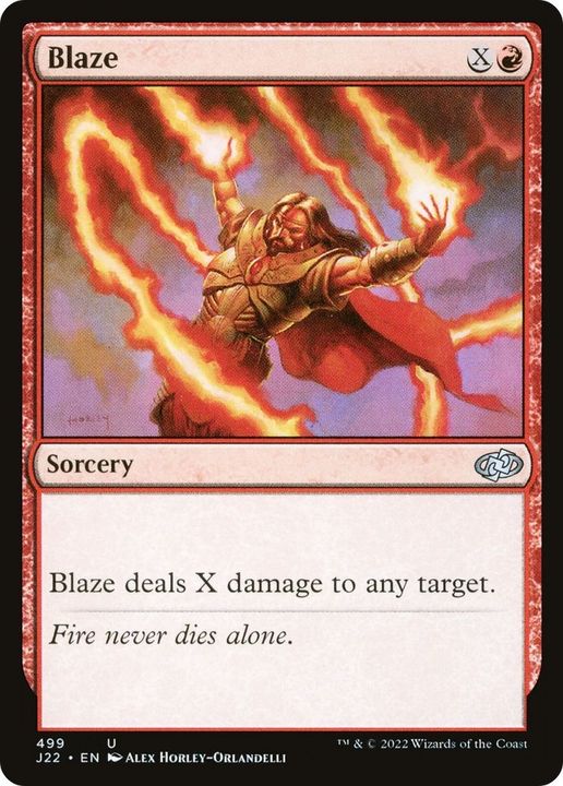 Blaze in the group Magic the Gathering / Sets / Jumpstart 2022 at Proxyprinters.com (6379)