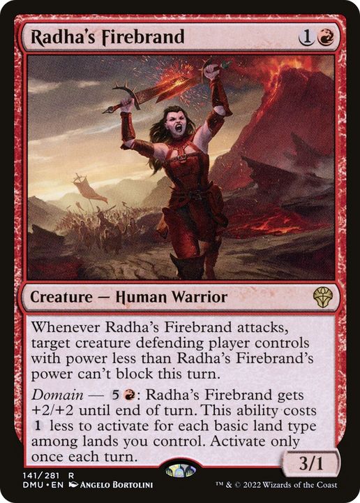 Radha's Firebrand in the group Magic the Gathering / Sets / Dominaria United at Proxyprinters.com (63816)