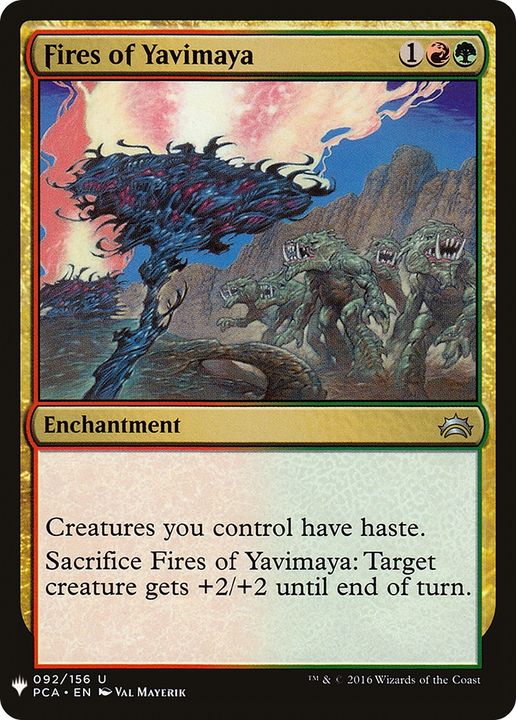 Fires of Yavimaya in the group Magic the Gathering / Types / Enchantment / Enchantment at Proxyprinters.com (63824)