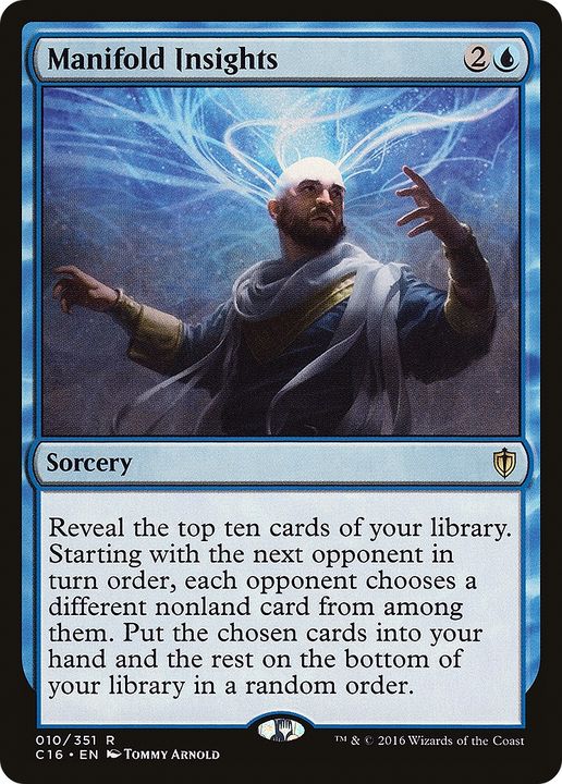 Manifold Insights in the group Magic the Gathering / Types / Colors / Blue at Proxyprinters.com (63841)