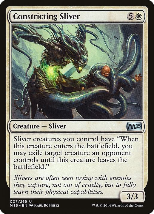 Constricting Sliver in the group Magic the Gathering / Types / Colors / White at Proxyprinters.com (63842)