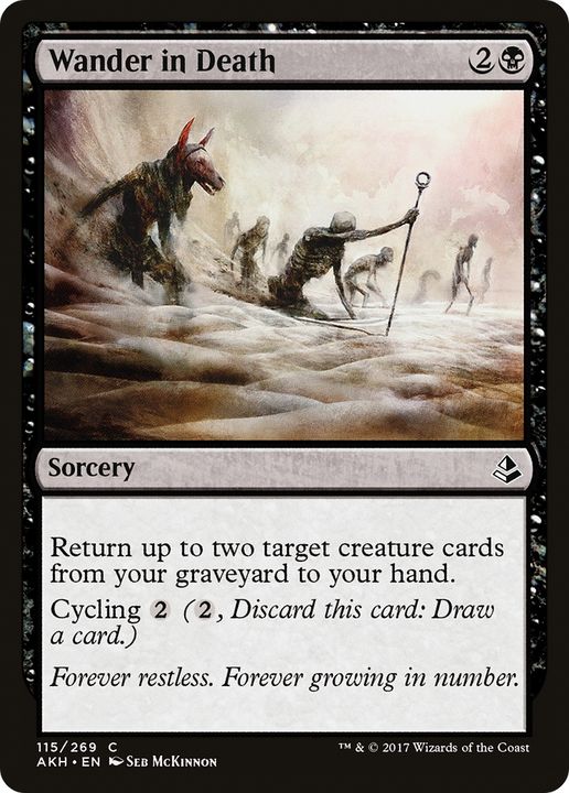 Wander in Death in the group Magic the Gathering / Types / Colors / Black at Proxyprinters.com (63858)