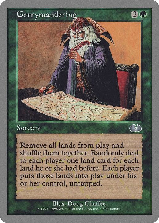 Gerrymandering in the group Magic the Gathering / Types / Colors / Green at Proxyprinters.com (63860)