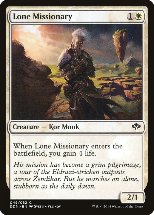 Lone Missionary in the group Magic the Gathering / Sets / Duel Decks: Speed vs. Cunning at Proxyprinters.com (63865)