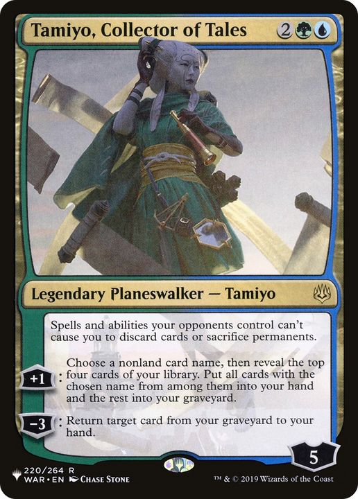 Tamiyo, Collector of Tales in the group Magic the Gathering / Types / Colors / Multicolors / G, U at Proxyprinters.com (63869)