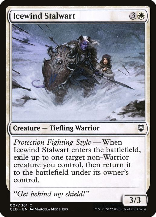 Icewind Stalwart in the group Magic the Gathering / Types / Creatures / Warrior at Proxyprinters.com (63877)