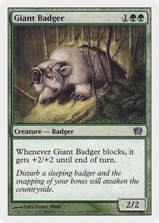 Giant Badger in the group Magic the Gathering / Sets / Eighth Edition at Proxyprinters.com (6388)