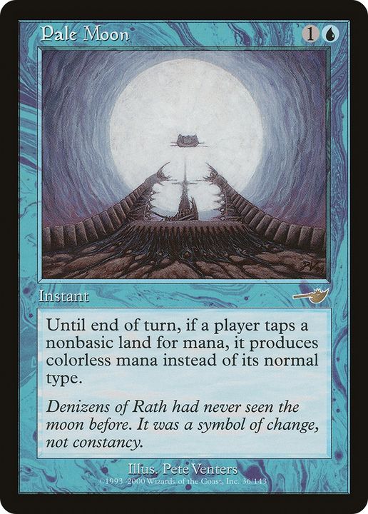 Pale Moon in the group Magic the Gathering / Types / Colors / Blue at Proxyprinters.com (63880)