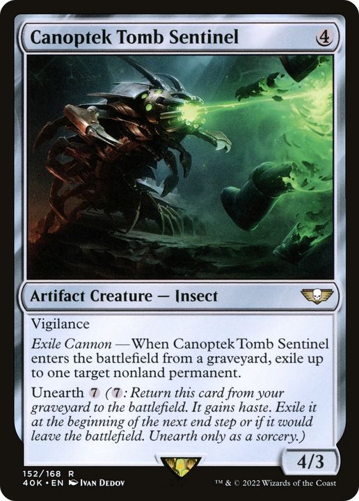 Canoptek Tomb Sentinel in the group Magic the Gathering / Types / Colors / Colorless at Proxyprinters.com (63913)