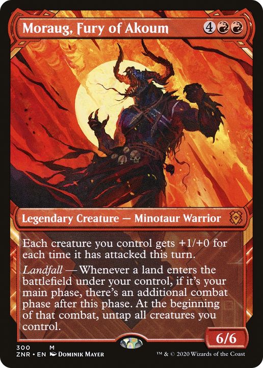 Moraug, Fury of Akoum in the group Magic the Gathering / Types / Creatures / Warrior at Proxyprinters.com (63925)