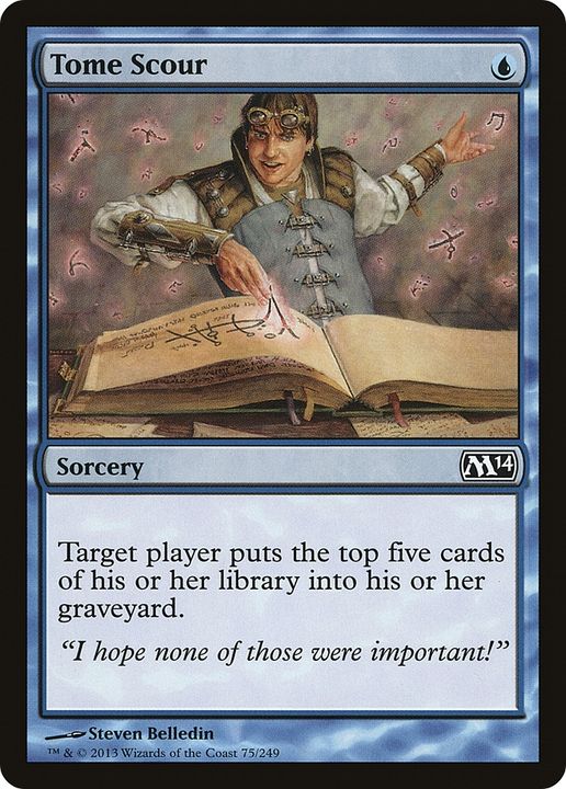 Tome Scour in the group Magic the Gathering / Types / Colors / Blue at Proxyprinters.com (63927)