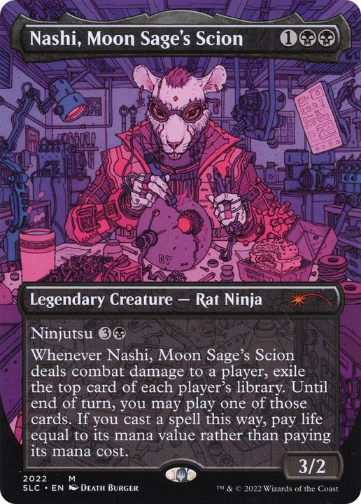 Nashi, Moon Sage's Scion in the group Magic the Gathering / Sets / Secret Lair / Secret Lair 30th Anniversary Countdown Kit at Proxyprinters.com (63941)