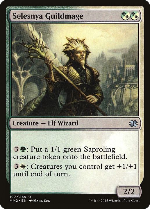 Selesnya Guildmage in the group Magic the Gathering / Types / Colors / Multicolors / G, W at Proxyprinters.com (6395)