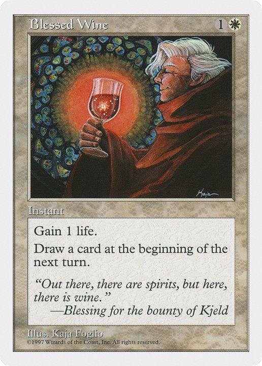 Blessed Wine in the group Magic the Gathering / Types / Colors / White at Proxyprinters.com (63951)