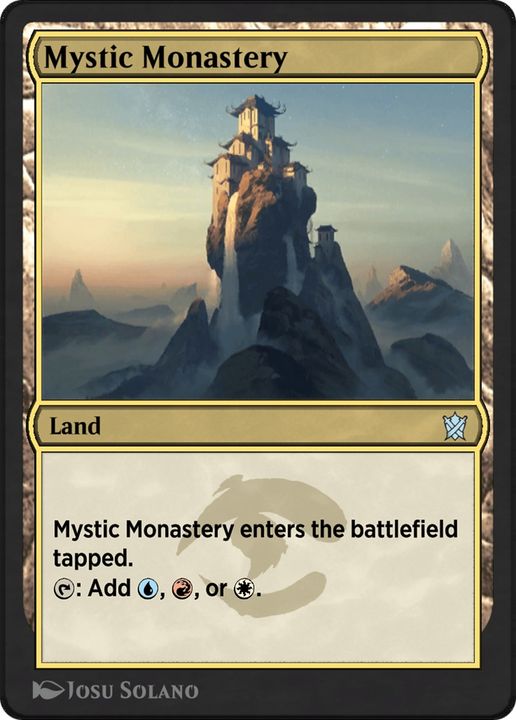 Mystic Monastery in the group Magic the Gathering / Sets / Khans of Tarkir at Proxyprinters.com (63970)