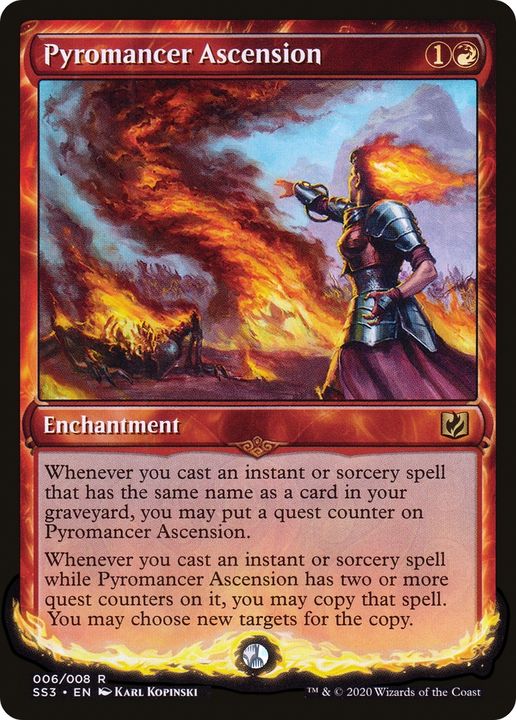 Pyromancer Ascension in the group Magic the Gathering / Types / Enchantment / Enchantment at Proxyprinters.com (63979)