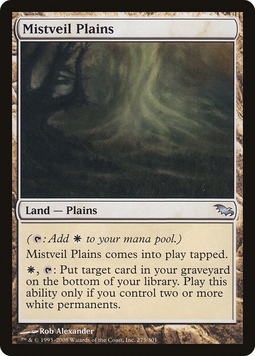 Mistveil Plains in the group Magic the Gathering / Types / Land / Plains at Proxyprinters.com (63991)