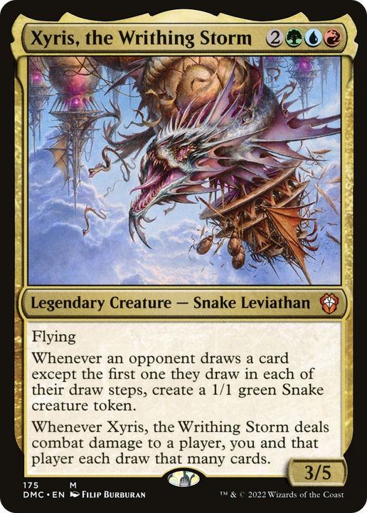 Xyris, the Writhing Storm in the group Magic the Gathering / Types / Colors / Multicolors / G, R, U at Proxyprinters.com (63999)