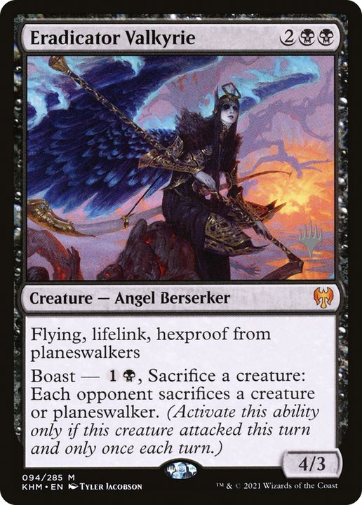 Eradicator Valkyrie in the group Magic the Gathering / Types / Colors / Black at Proxyprinters.com (64010)