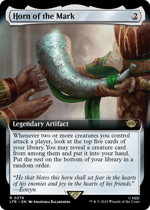 Horn of the Mark in the group Magic the Gathering / Types / Artifacts / Legendary Artifact at Proxyprinters.com (64011)