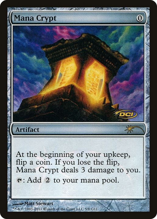 Mana Crypt in the group Magic the Gathering / Sets / Judge Gift Cards 2011 at Proxyprinters.com (64029)