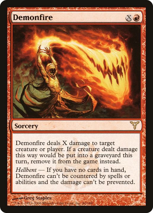 Demonfire in the group Magic the Gathering / Types / Colors / Red at Proxyprinters.com (64041)