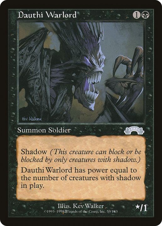 Dauthi Warlord in the group Magic the Gathering / Types / Colors / Black at Proxyprinters.com (64061)