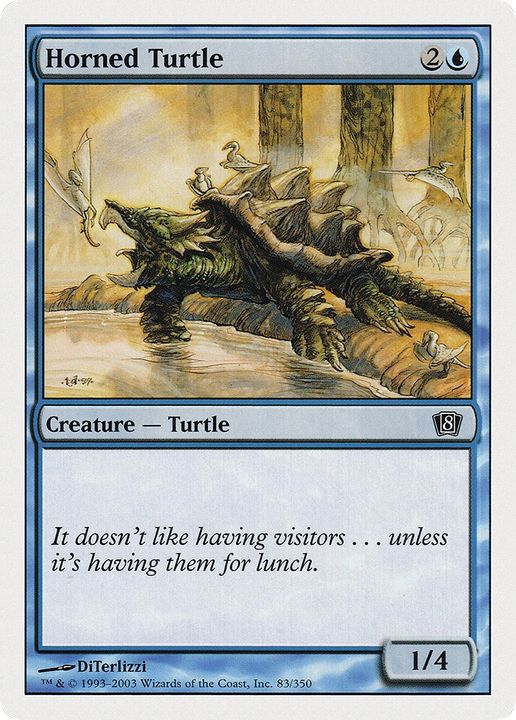 Horned Turtle in the group Magic the Gathering / Types / Colors / Blue at Proxyprinters.com (64062)