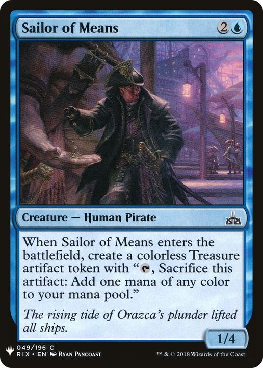 Sailor of Means in the group Magic the Gathering / Types / Creatures / Human at Proxyprinters.com (6407)