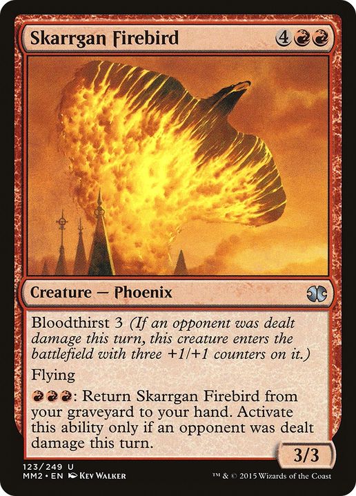 Skarrgan Firebird in the group Magic the Gathering / Sets / Modern Masters 2017 at Proxyprinters.com (64075)