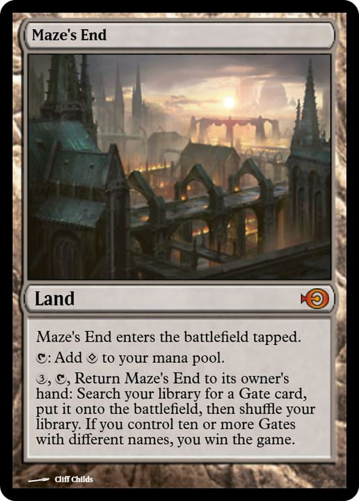 Maze's End in the group Magic the Gathering / Types / Colors / Colorless at Proxyprinters.com (64076)