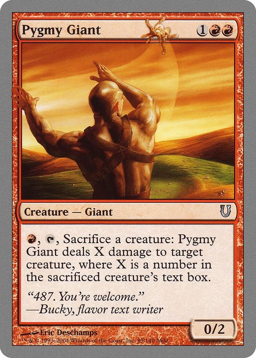 Pygmy Giant in the group Magic the Gathering / Sets / Unhinged Promos at Proxyprinters.com (64079)