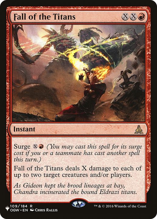 Fall of the Titans in the group Magic the Gathering / Sets / The List at Proxyprinters.com (64080)