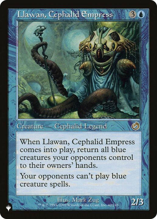 Llawan, Cephalid Empress in the group Magic the Gathering / Types / Colors / Blue at Proxyprinters.com (64083)