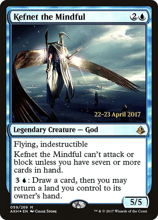 Kefnet the Mindful in the group Magic the Gathering / Sets / Amonkhet Promos at Proxyprinters.com (64086)