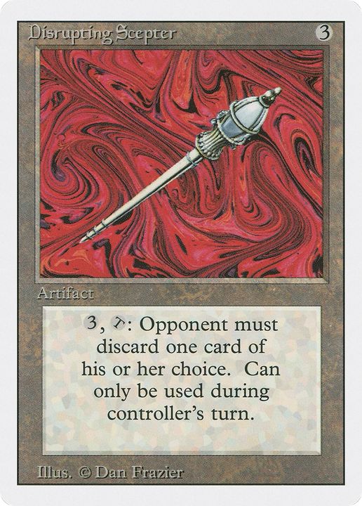 Disrupting Scepter in the group Magic the Gathering / Types / Artifacts / Artifact at Proxyprinters.com (64104)