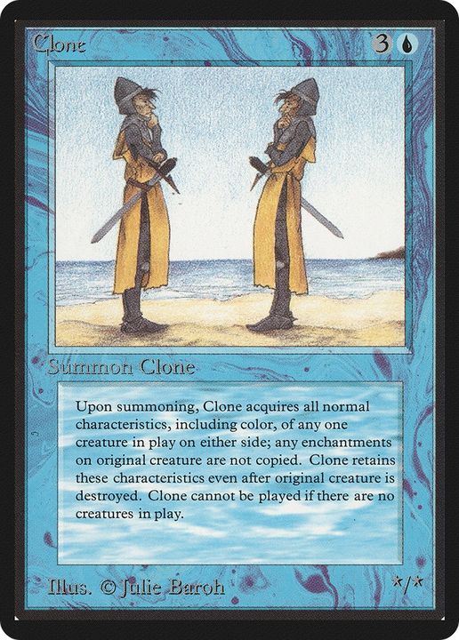 Clone in the group Magic the Gathering / Types / Colors / Blue at Proxyprinters.com (64112)