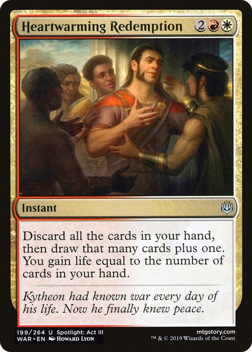 Heartwarming Redemption in the group Magic the Gathering / Types / Colors / Multicolors / R, W at Proxyprinters.com (64117)