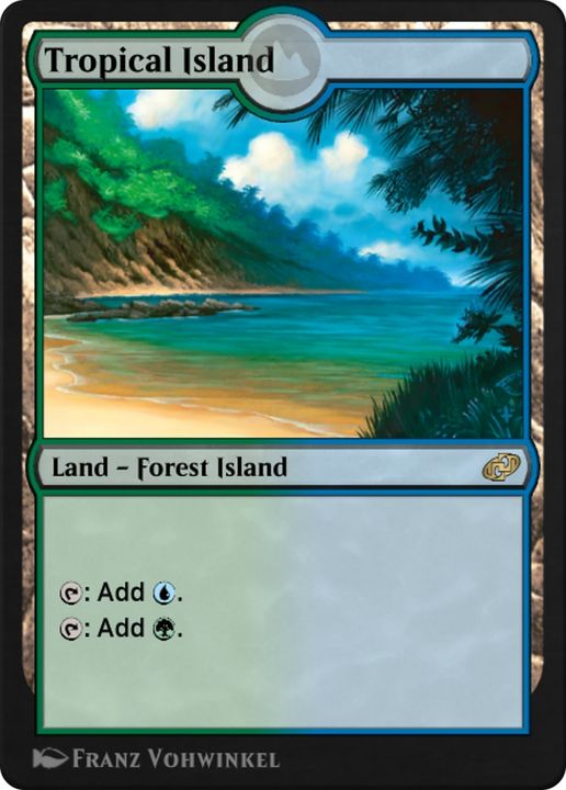 Tropical Island in the group Magic the Gathering / Types / Land / Forest at Proxyprinters.com (64122)