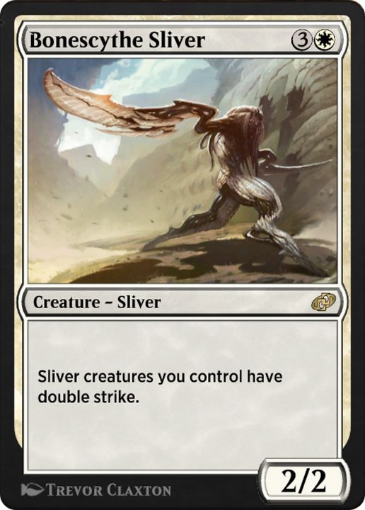 Bonescythe Sliver in the group Magic the Gathering / Types / Colors / White at Proxyprinters.com (64124)