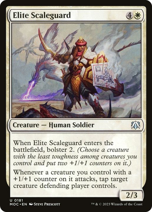 Elite Scaleguard in the group Magic the Gathering / Types / Creatures / Human at Proxyprinters.com (64126)