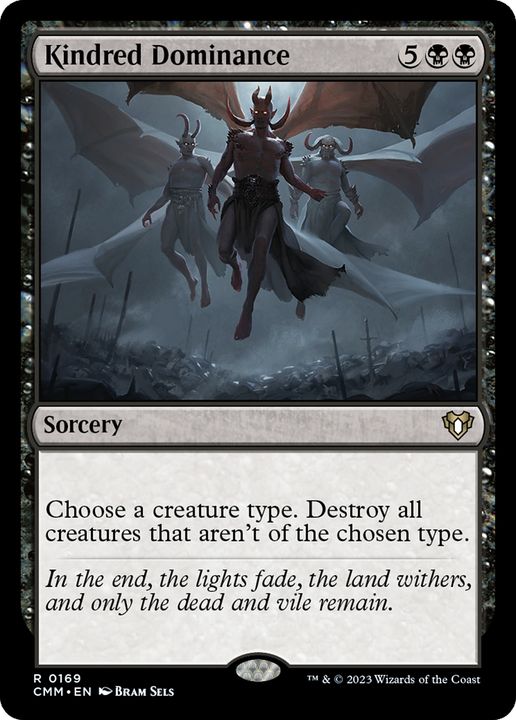 Kindred Dominance in the group Magic the Gathering / Types / Colors / Black at Proxyprinters.com (64133)