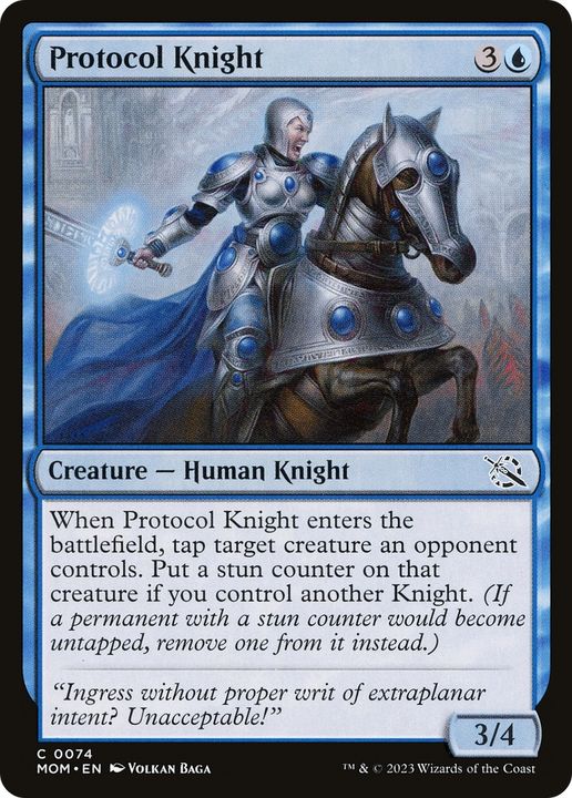 Protocol Knight in the group Magic the Gathering / Types / Creatures / Human at Proxyprinters.com (64149)