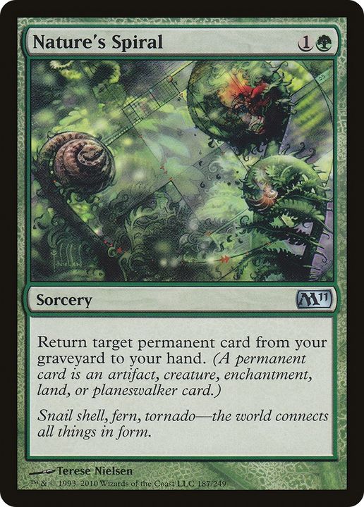 Nature's Spiral in the group Magic the Gathering / Types / Colors / Green at Proxyprinters.com (64157)