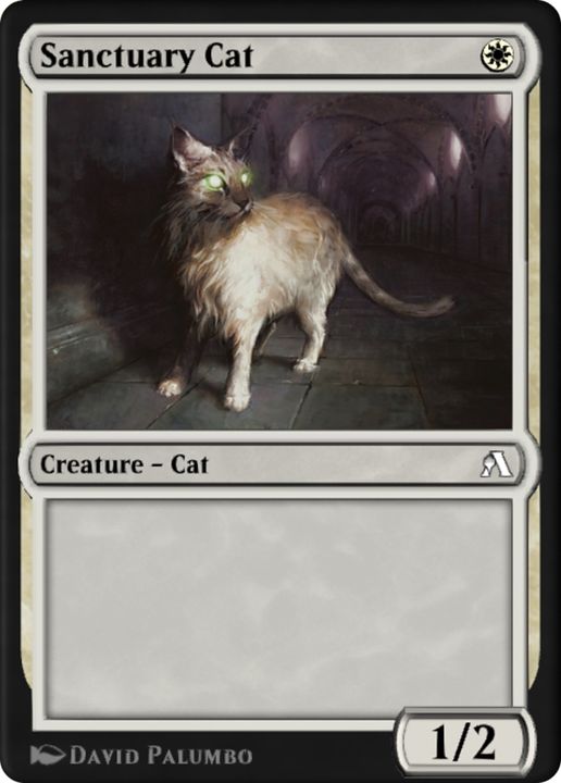 Sanctuary Cat in the group Magic the Gathering / Types / Colors / White at Proxyprinters.com (64168)