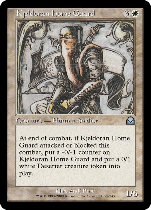 Kjeldoran Home Guard in the group Magic the Gathering / Types / Creatures / Human at Proxyprinters.com (64195)