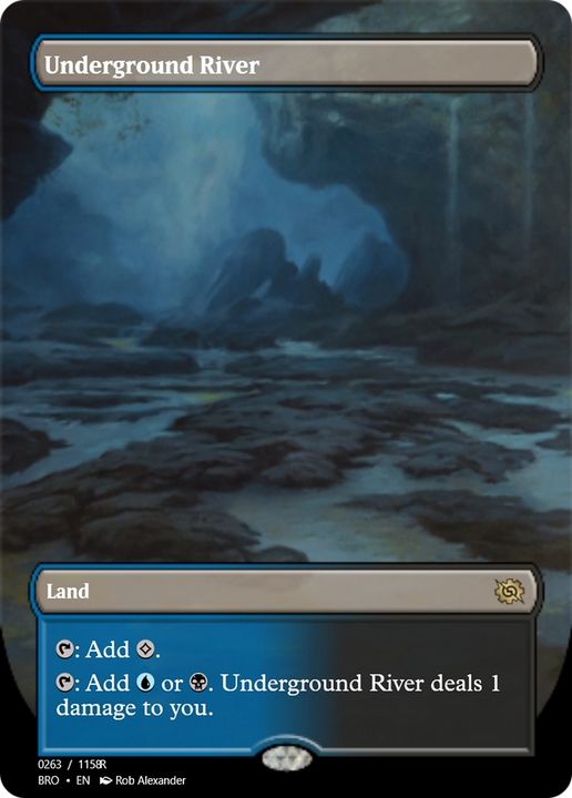 Underground River in the group Magic the Gathering / Types / Colors / Colorless at Proxyprinters.com (64231)